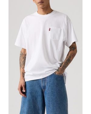 Levi's X Sky High Farm Goods Oversize Pocket Graphic T-Shirt - White
