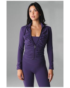 Vitaly Cloud Ii Gather Jacket - Purple