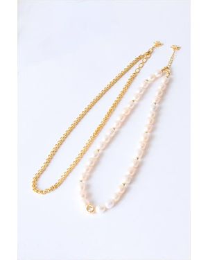 Classicharms Ella Freshwater Pearl Necklace Set - White