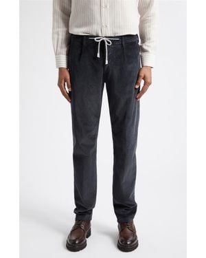 Eleventy Stretch Corduroy Pants - Blue