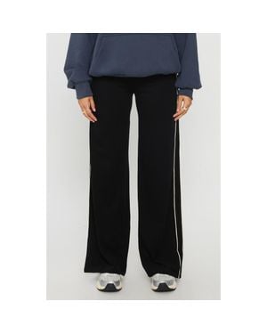 Princess Polly Ascenda Straight Leg Track Pants - Black