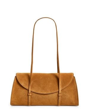Reformation Elena Leather Shoulder Bag - Brown