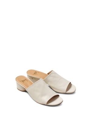 Beek Stilt Slide Sandal - White