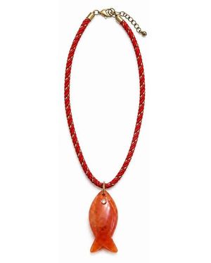 MacRae & Co Dockside Strand Necklace - Red
