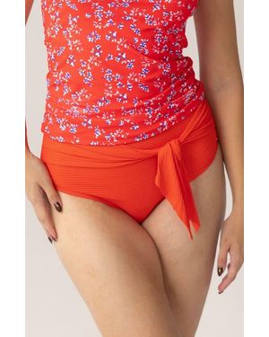 Nanis Tied Up Swim Bottom - Red