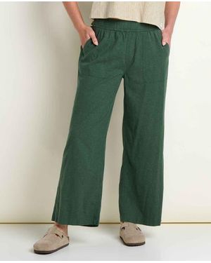 Toad & Co. Taj Hemp Wide Leg Pant - Green