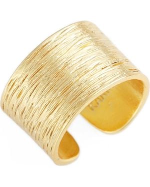 Karine Sultan Cigar Band Ring - Metallic