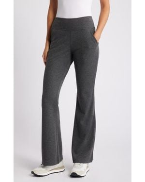 Hue Ponte Knit Flare Leggings - Black