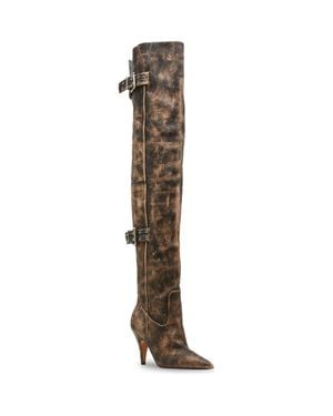Steve Madden Baddie Over The Knee Boot - Natural