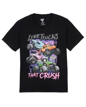 MONSTER JAM Short Sleeve Graphic T-Shirt - Black