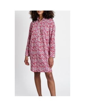 Sleepy Jones Elsa Night Shirt - Red