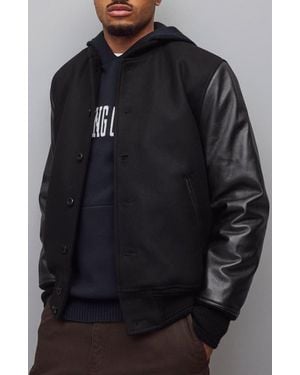 Reigning Champ Wool & Cashmere Award Jacket - Black