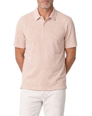 Robert Talbott Taylor Pique Linen Polo - Pink