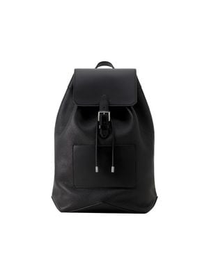 Lanvin Zaino Leather Backpack - Black