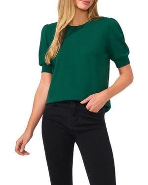 Cece Puff Sleeve Sweater - Green