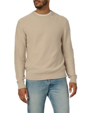 Joe's Jeans Classic Wool Crewneck Sweater - Natural