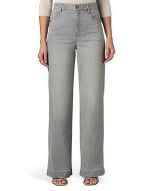 Wit & Wisdom Gracie Skyrise Double Side Seam Wide Leg Jeans - Gray