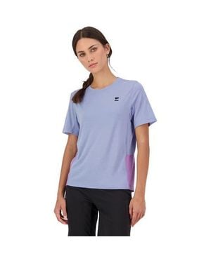 Mons Royale Tarn Merino Shift Short-Sleeve Shirt - Blue