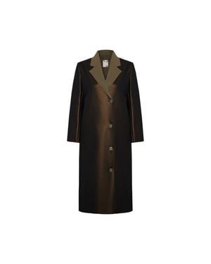 Pcfg Wool Blend Paper Coat - Black