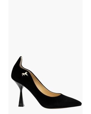 Cavalinho Endless Love Suede High Heel Pumps - Black