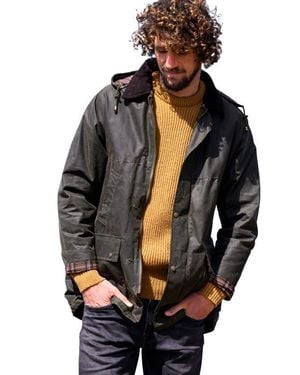Celtic & Co. British Grown Sleeve Wax Cotton Jacket - Black