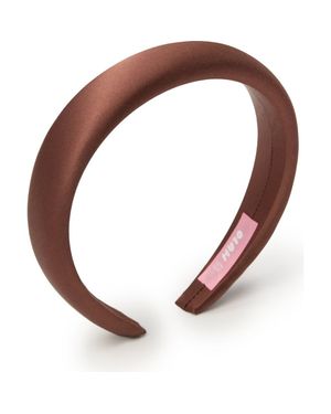 OLAH The Essential Silk Headband - Brown