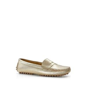 Menina Step Oporto Moccasin Loafer - Metallic