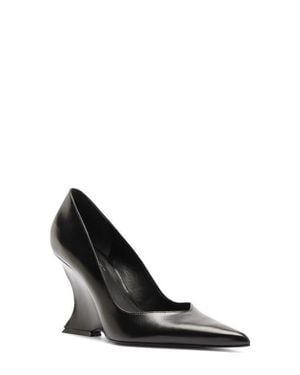 SCHUTZ SHOES Siena Ankle Wrap Sandal - Black