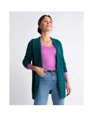 Kettlewell Boyfriend V-Neck Cardigan - Multicolor