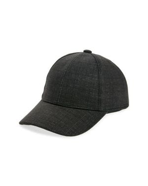 Robert Barakett Microcheck Baseball Cap - Black