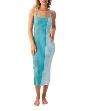 PQ Swim Piper Sleeveless Cover-Up Dress - Blue