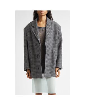 Coperni Oversize Wool Coat - Black