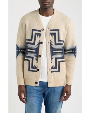 Pendleton Harding Lambswool Cardigan - Multicolor