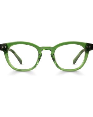 Eyebobs Waylaid 45Mm Round Reading Glasses - Green