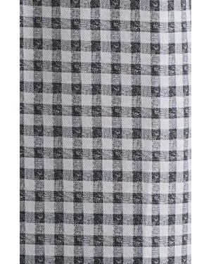 Bugatchi James Ooohcotton Gingham Check Button-Up Shirt - Gray
