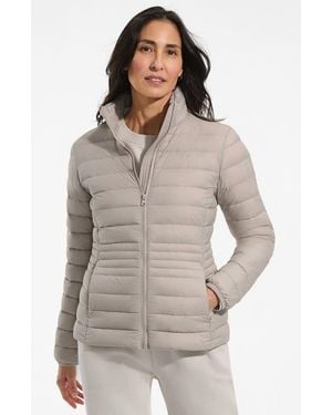 Lands' End Wanderweight Ultralight Packable Down Jacket - Gray