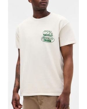 BDG Brooklyn Fruits Cotton Graphic T-Shirt - Natural