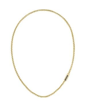 Lacoste Spelt Necklace - Metallic