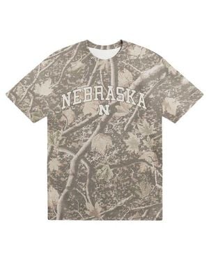 Uscape Apparel Nebraska Huskers Back Bay Heavyweight T-Shirt - Gray