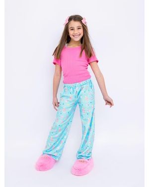 PREPPY GOOSE Plush Hanukkah Loungewear Pant - White