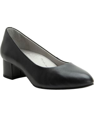 Alegria By Pg Lite Lisah Almond Toe Pump - Black