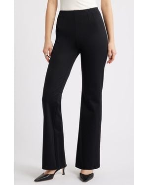 Open Edit High Waist Flare Pants - Blue