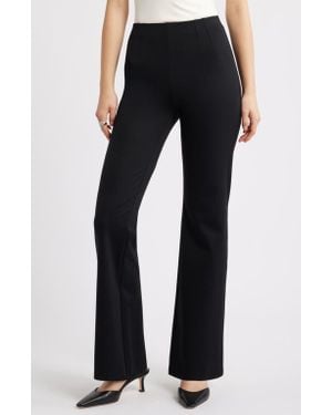 Open Edit High Waist Flare Pants - Blue