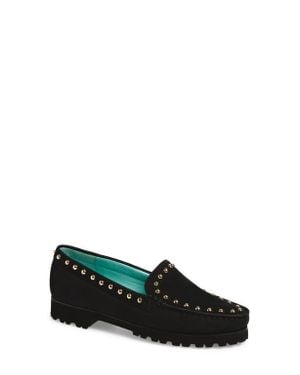Robert Zur Diane Stud Loafer - Black