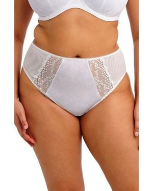 Elomi Lucie High Leg Briefs - White