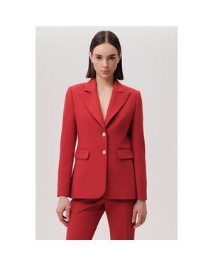Exquise Shirt Collar Tailored Jacket