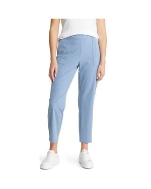 Tommy Bahama Alicia Chambray Cargo Ankle Pants - Blue