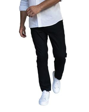 Peter Manning Stretch Chinos Slim Fit - Black