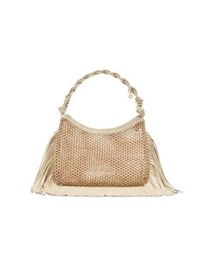 Maje Hobo Net Bag - Natural