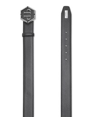 Philipp Plein Belt Hexagon - White